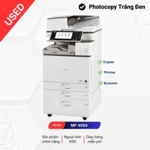 Chuyên mua bán và cho thuê máy photocopy Ricoh MP 4054 chính hãng tại TPHCM. Máy đời mới 95%, tốc độ 40 trang/phút, bảo hành dài hạn 24 tháng.