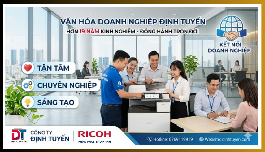 van hoa doanh nghiep Chuyên Mua Bán, Cho Thuê Máy Photocopy.
